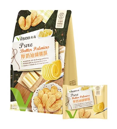 米森-厚奶油蝴蝶酥(10g*10/袋)