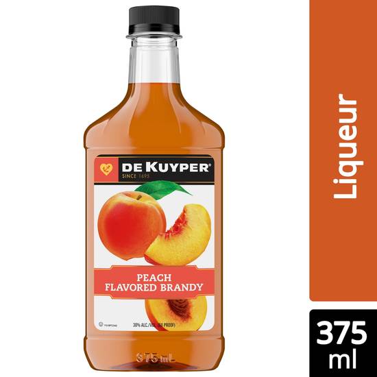 Dekuyper Peach Flavored Brandy (375ml bottle)