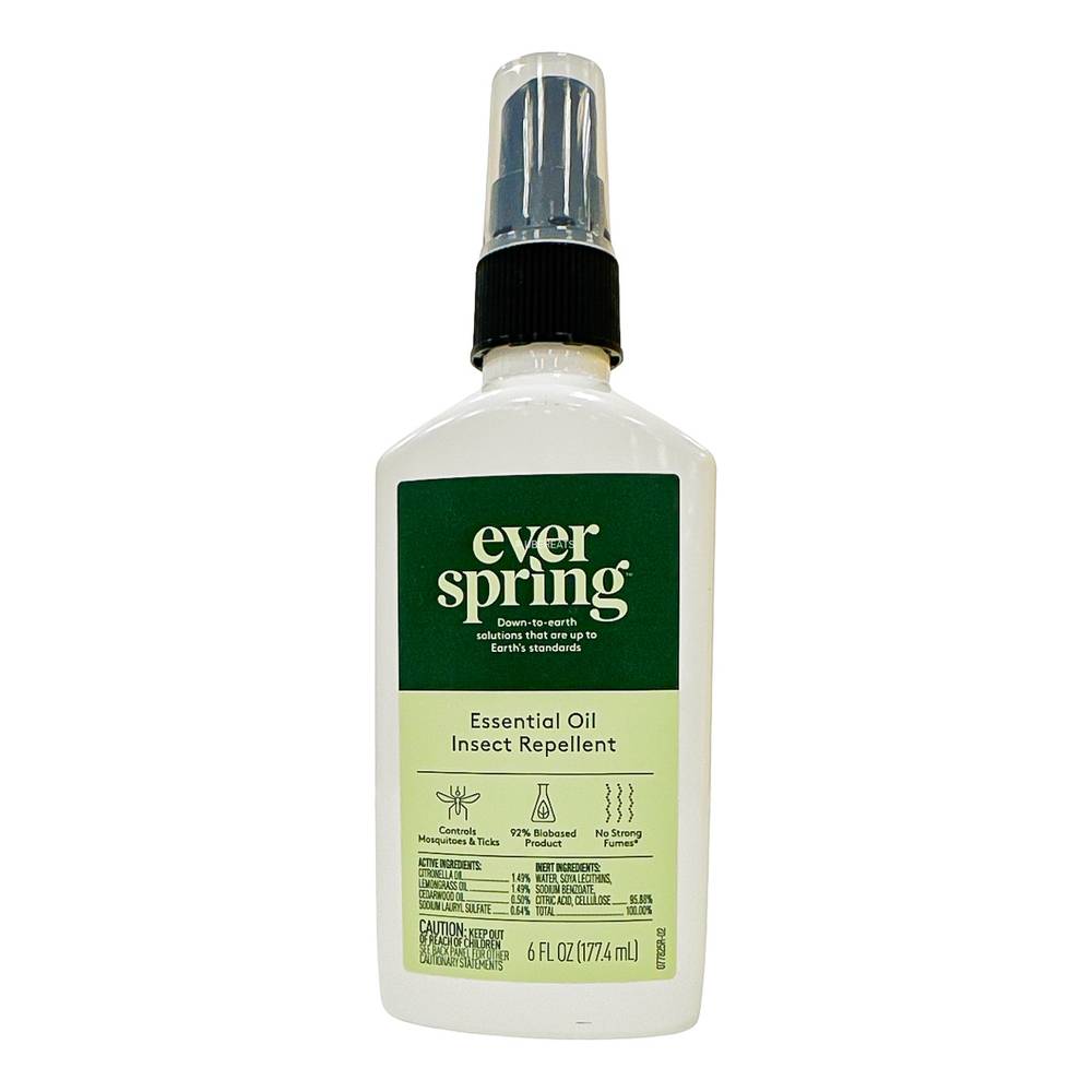 Essential Oil Insect Repellent Spray - 6 fl oz - Everspring™