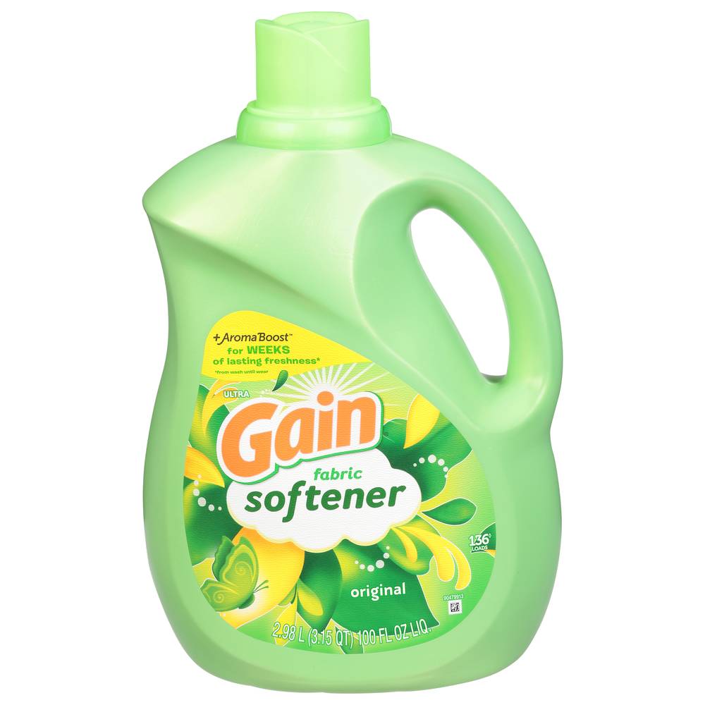 Gain +Aroma Boost Fabric Softener Original Laundry Liquid (100 fl oz)