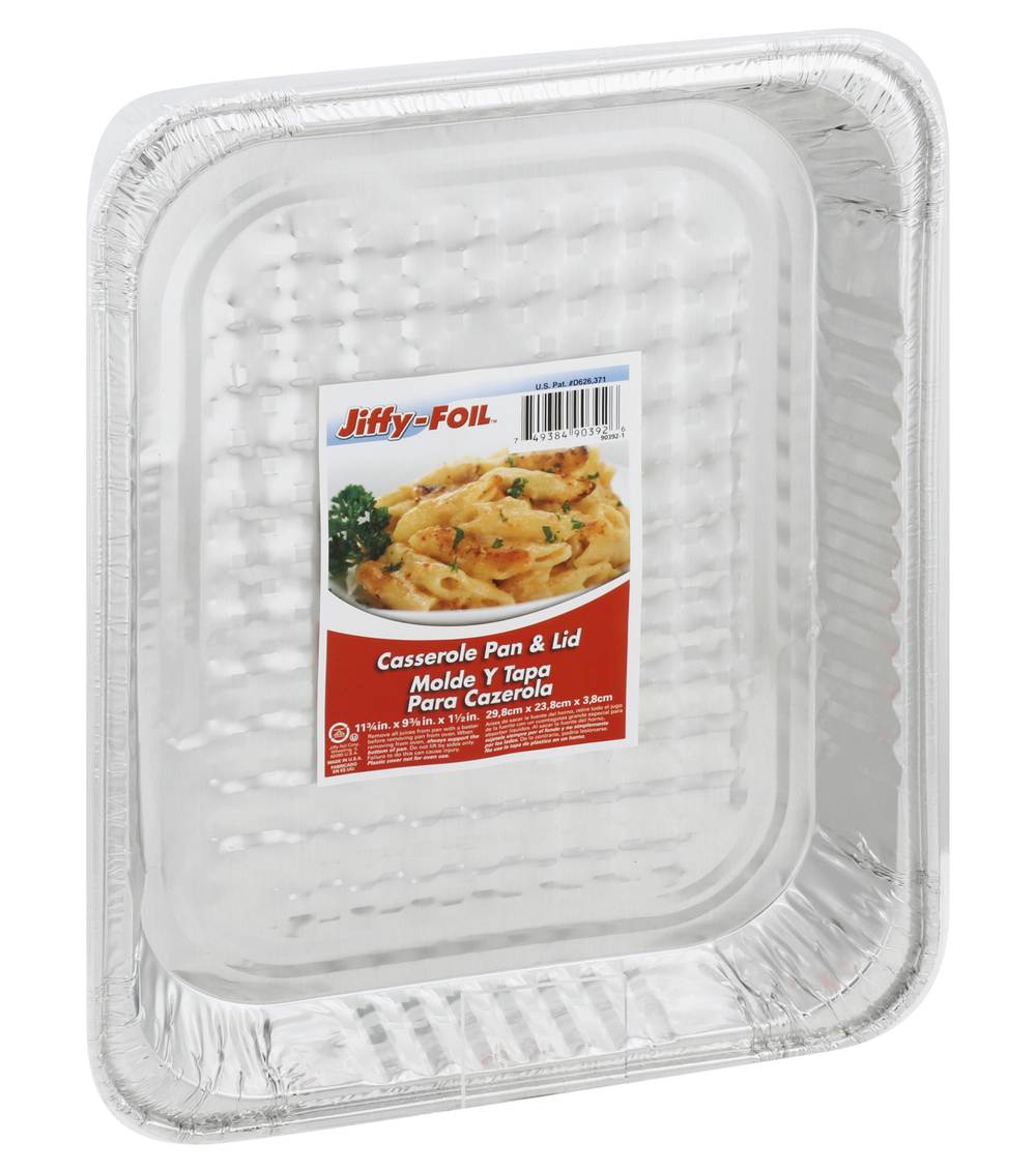Jiffy-Foil Casserole Pan & Lid