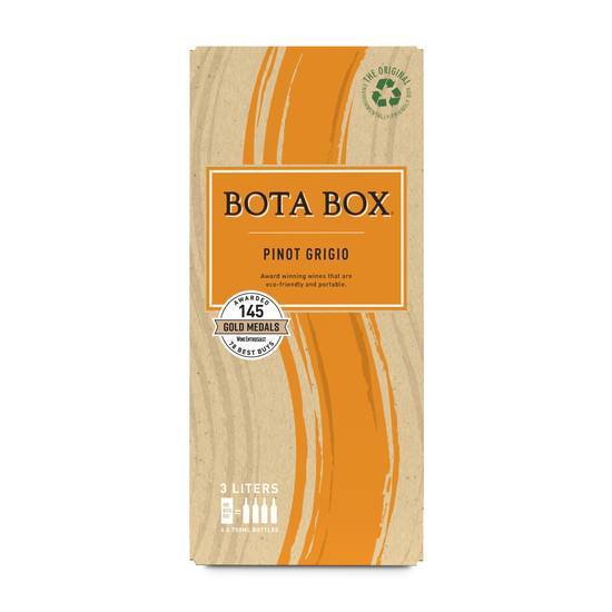 Bota Box Pinot Grigio White Wine (3 L) (4 ct)