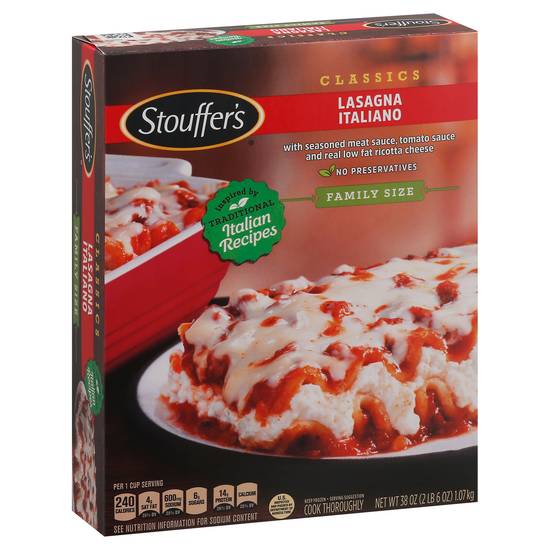 Stouffer's Family Size Classics Lasagna Italiano