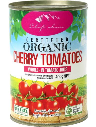 Chef's Choice Organic Cherry Tomatoes (400g)