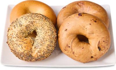 Bakery Bagels Variety 4 Count
