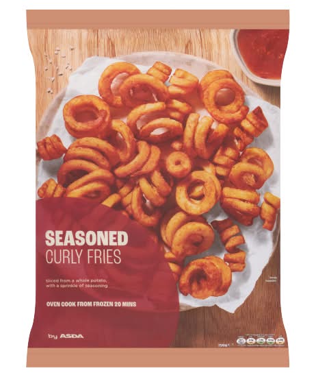 ASDA Seasoned Curly Fries (750g)