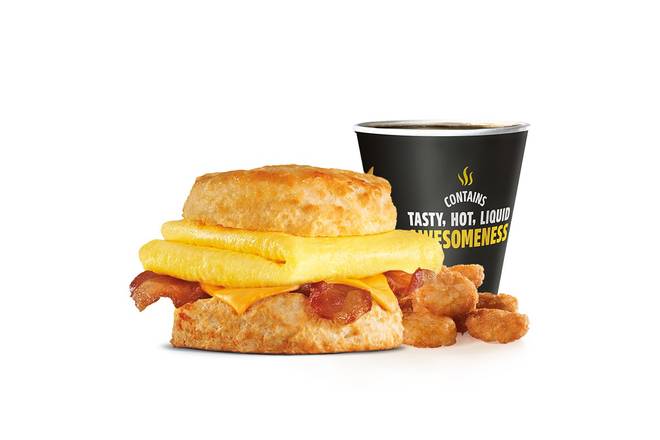 Bacon Egg & Cheese Biscuit Combo