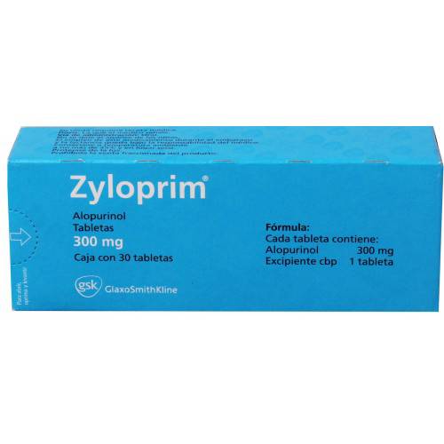 Aspen zyloprim alopurinol tabletas 300 mg (30 piezas)
