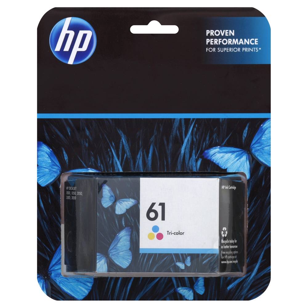 Hp Tri-Color 61 Ink Cartridge