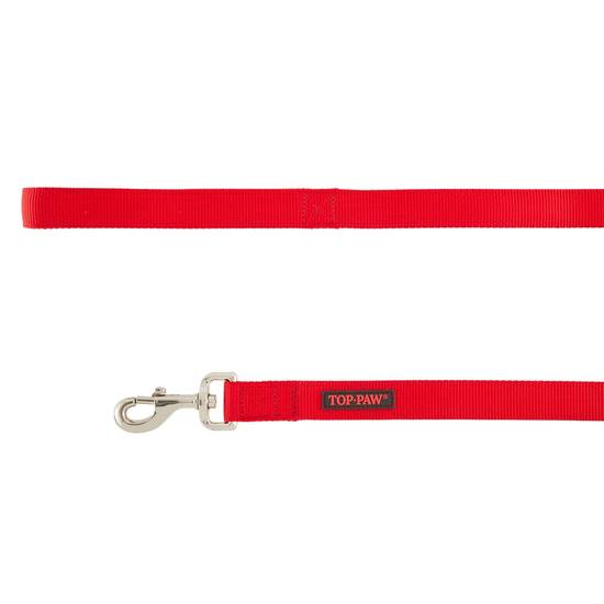 Top Paw Standard Dog Leash (6 ft/red)