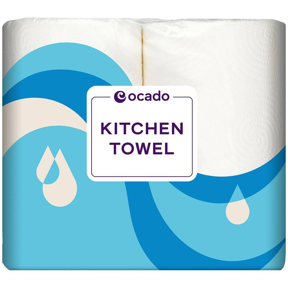 Ocado Kitchen Towel (2 per pack)