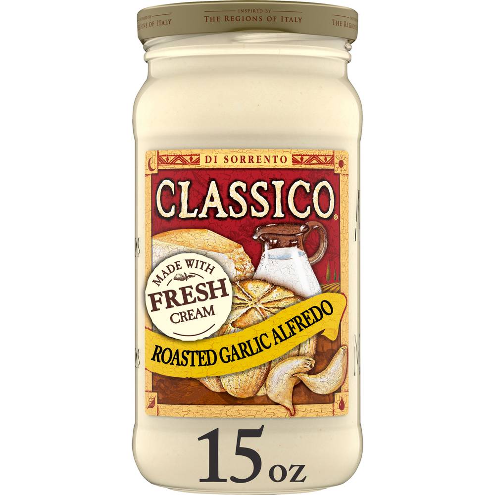 Classico Roasted Garlic Alfredo Pasta Sauce (15 oz)