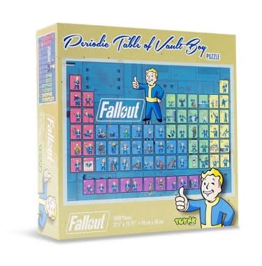 Fallout ジグソーパズル 550ピース Vault-Tec Fallout Periodic Table Of Vault Boy Jigsaw Puzzle Delivery Near Me