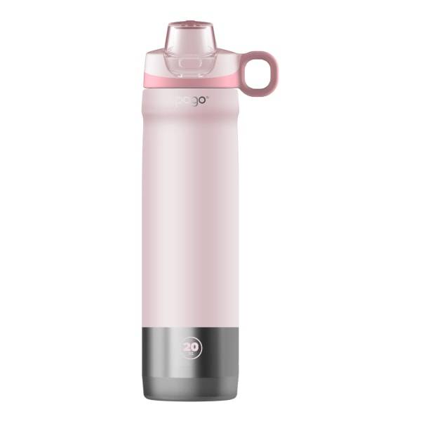 Pogo Insulated Stainless Steel Water Pink Bottle (20 oz)