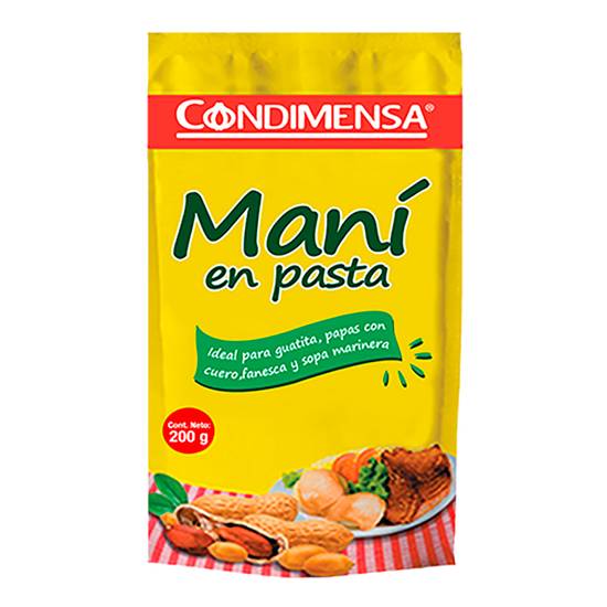 Condimensa Pasta De Mani 200 Gr.