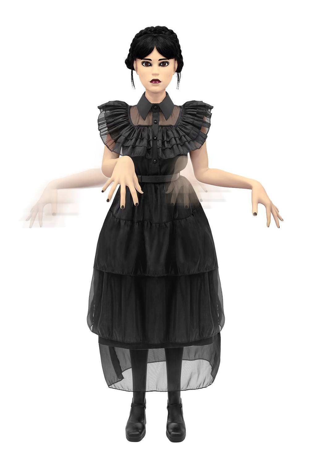 Wednesday 5-ft Musical Wednesday Addams Raven Dance Animatronic | 61189