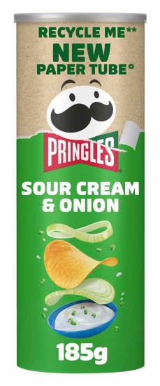 Pringles Sour Cream-Onion, Sharing Crisps (185g)