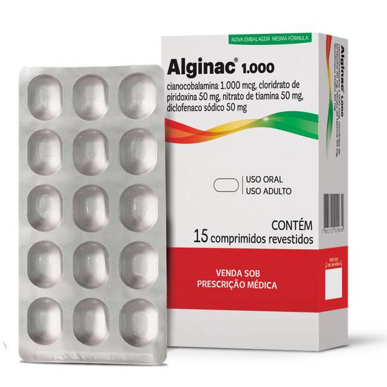 Merck alginac 1g (15 comprimidos)