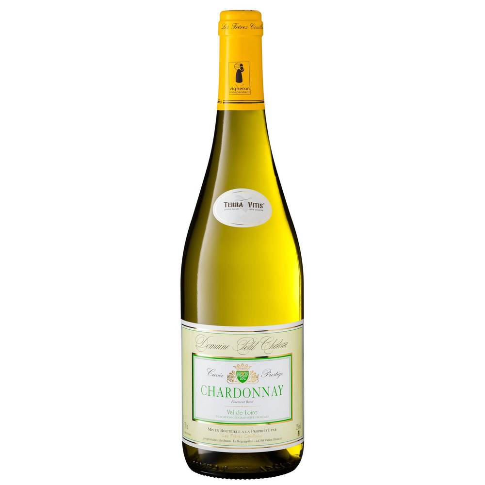 Domaine Petit Château - Vin blanc igp val de loire chardonnay cuvée prestige (750ml)