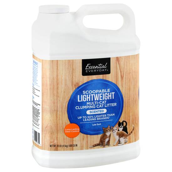 Essential Everyday Scented Scoopable Lightweight Cat Litter (10 lbs)