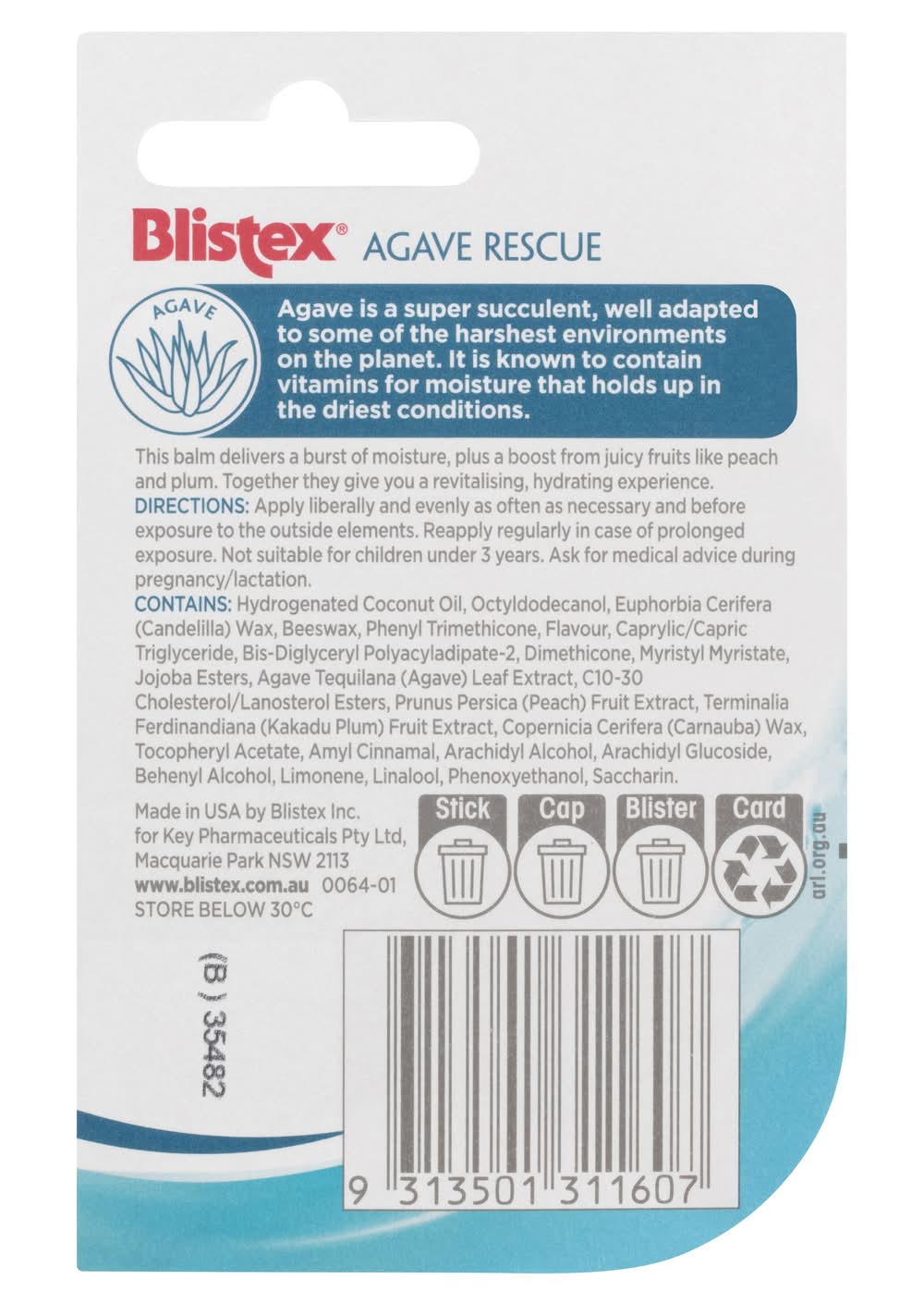 Blistex Agave Rescue Balm Delivery Near Me | Order Online | Uber Eats