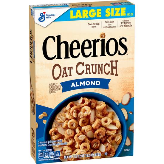 Cheerios Oat Crunch Almond - 18.2 oz