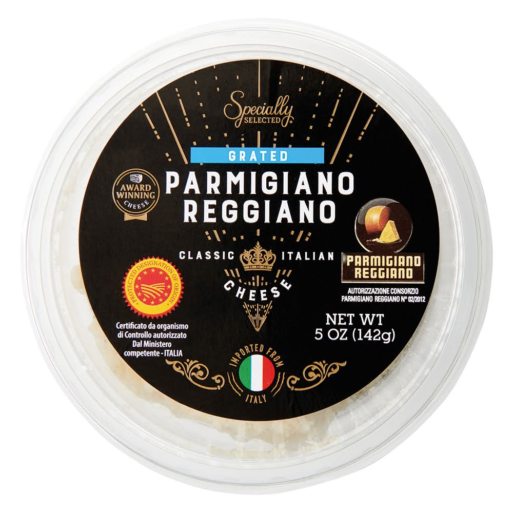 Specially Selected Parmigiano Reggiano Cheese, Grated (5 oz)