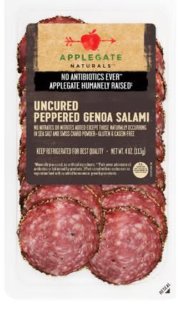 Applegate Uncured Peppered Genoa Salami
