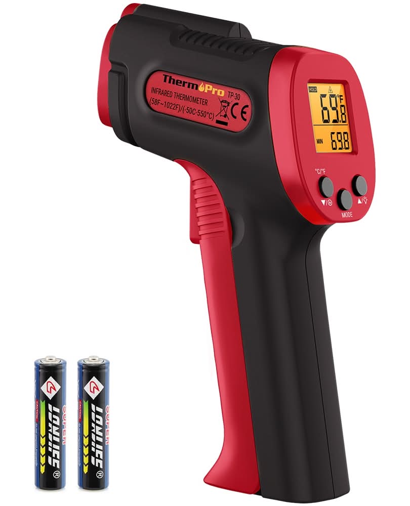 ThermoPro TP30W Infrared Digital Square Grill Thermometer