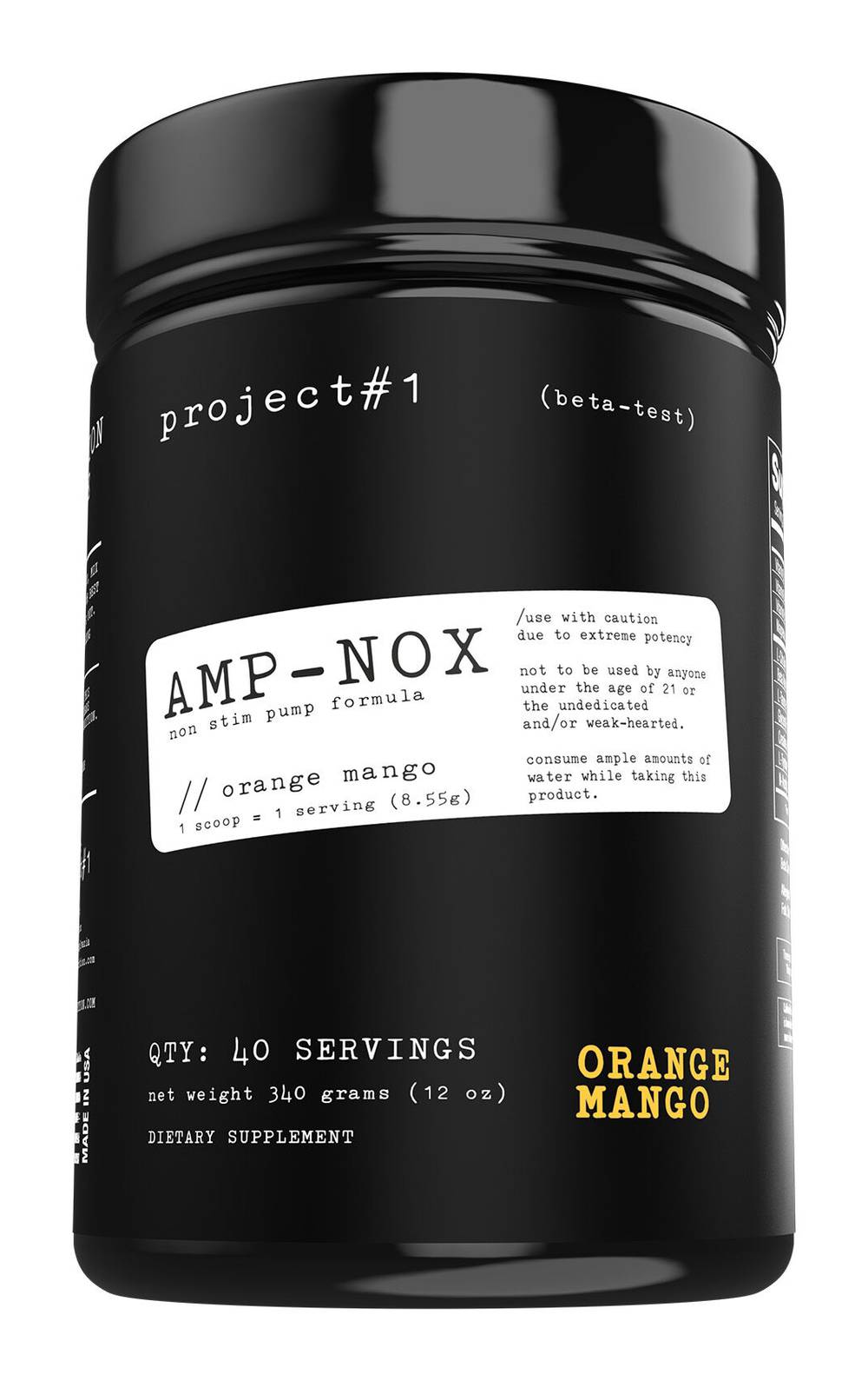 Amp-Nox Non-Stim Pump - Orange Mango (40 Servings) (1 Unit(s))