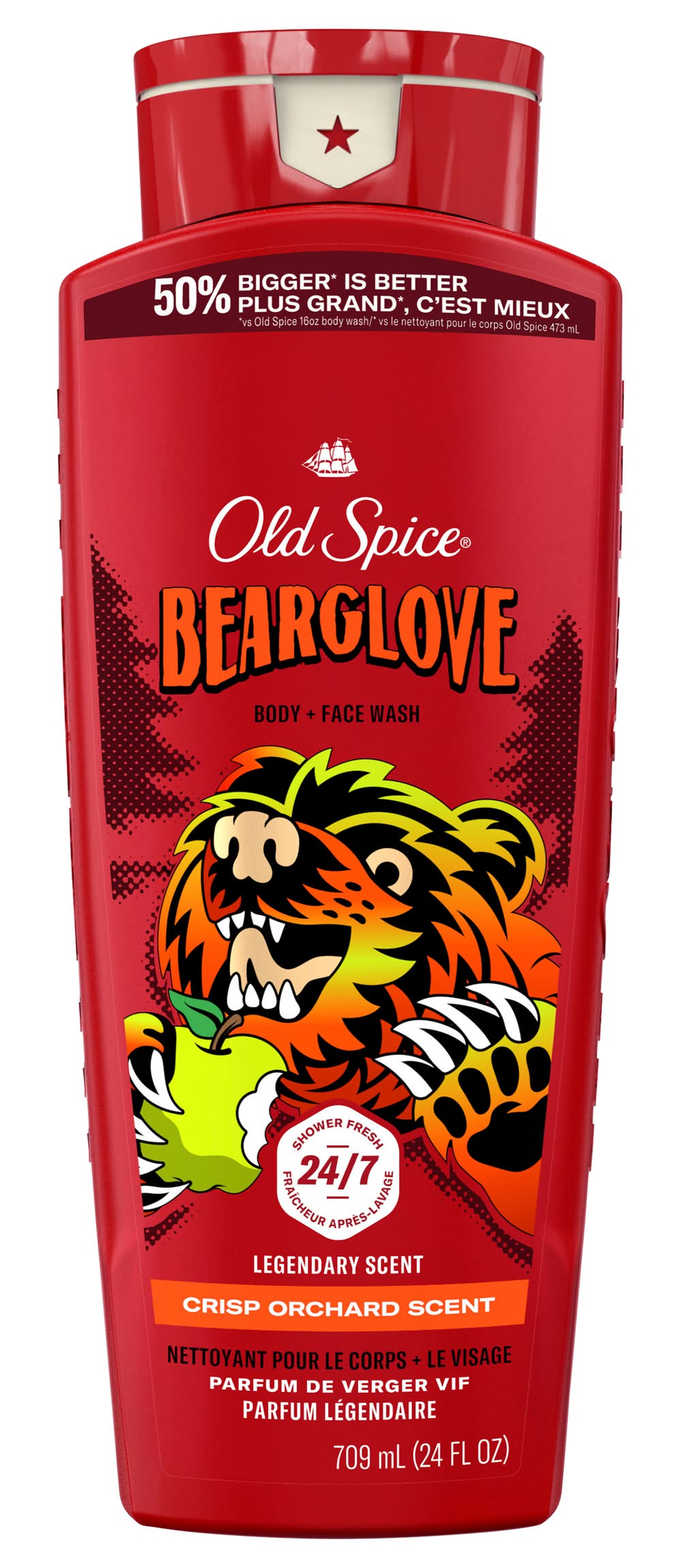 Old Spice Bearglove Body Wash, Crisp Orchard (24 fl oz)