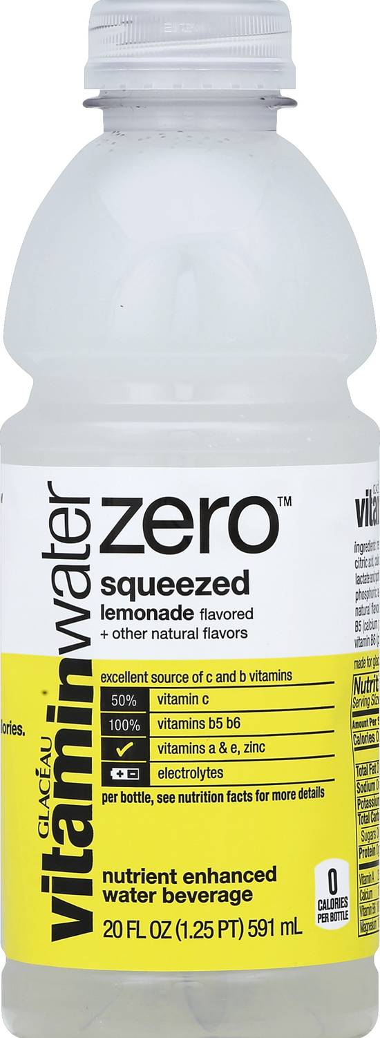 Vitaminwater Zero Sugar Water (20 fl oz) (lemonade)