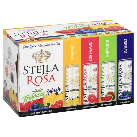 Stella Rosa Tropical Splash Wine (8 ct, 250 ml)