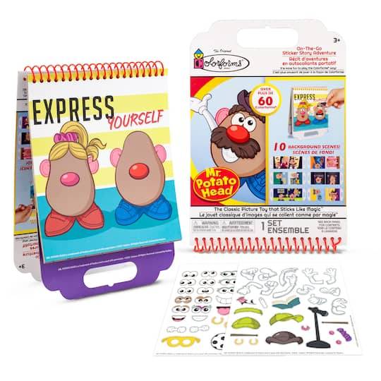 Colorforms Mr. Potato Head On-The-Go Sticker Story Adventure