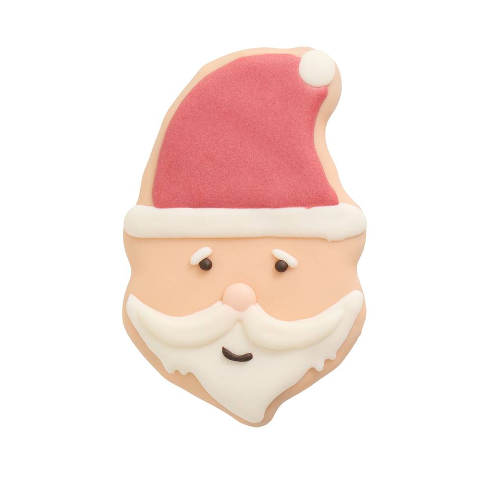 Merry & Bright Santa Cookie