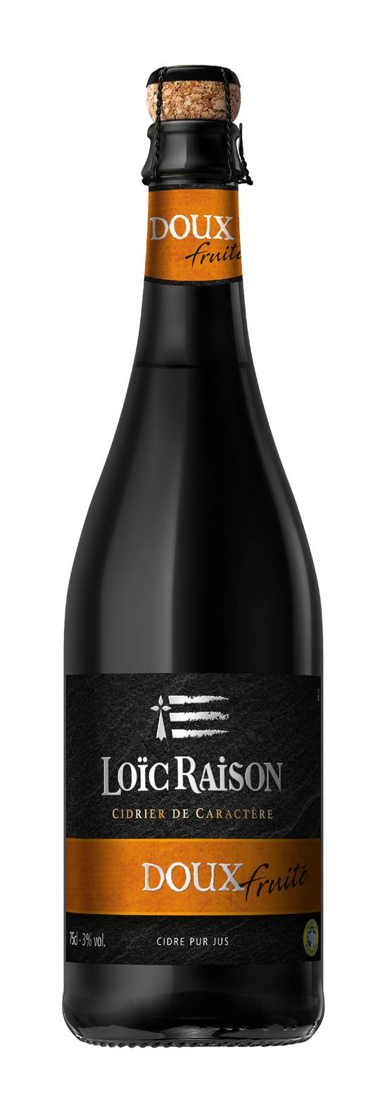 Loïc Raison - Cidre doux fruité  (750 ml)