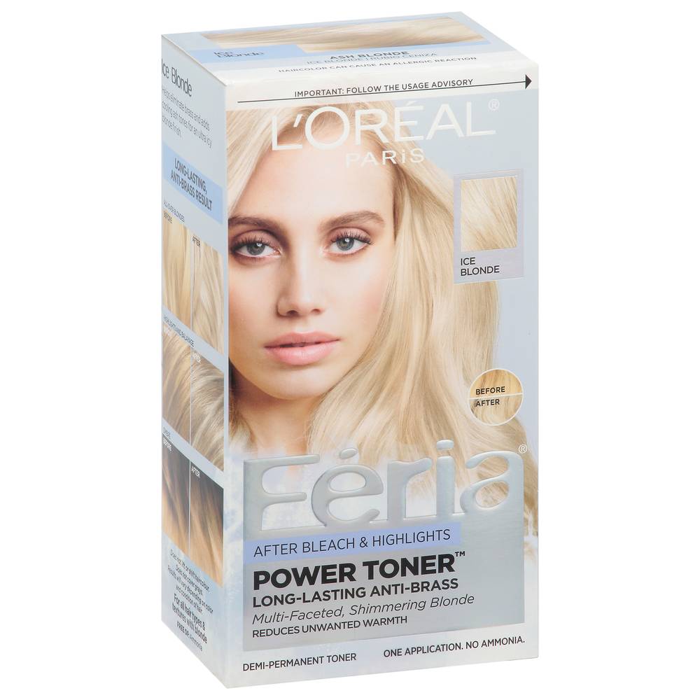 L'Oréal Feria Power Toner After Bleach & Highlights Hair Color (5.8 oz)