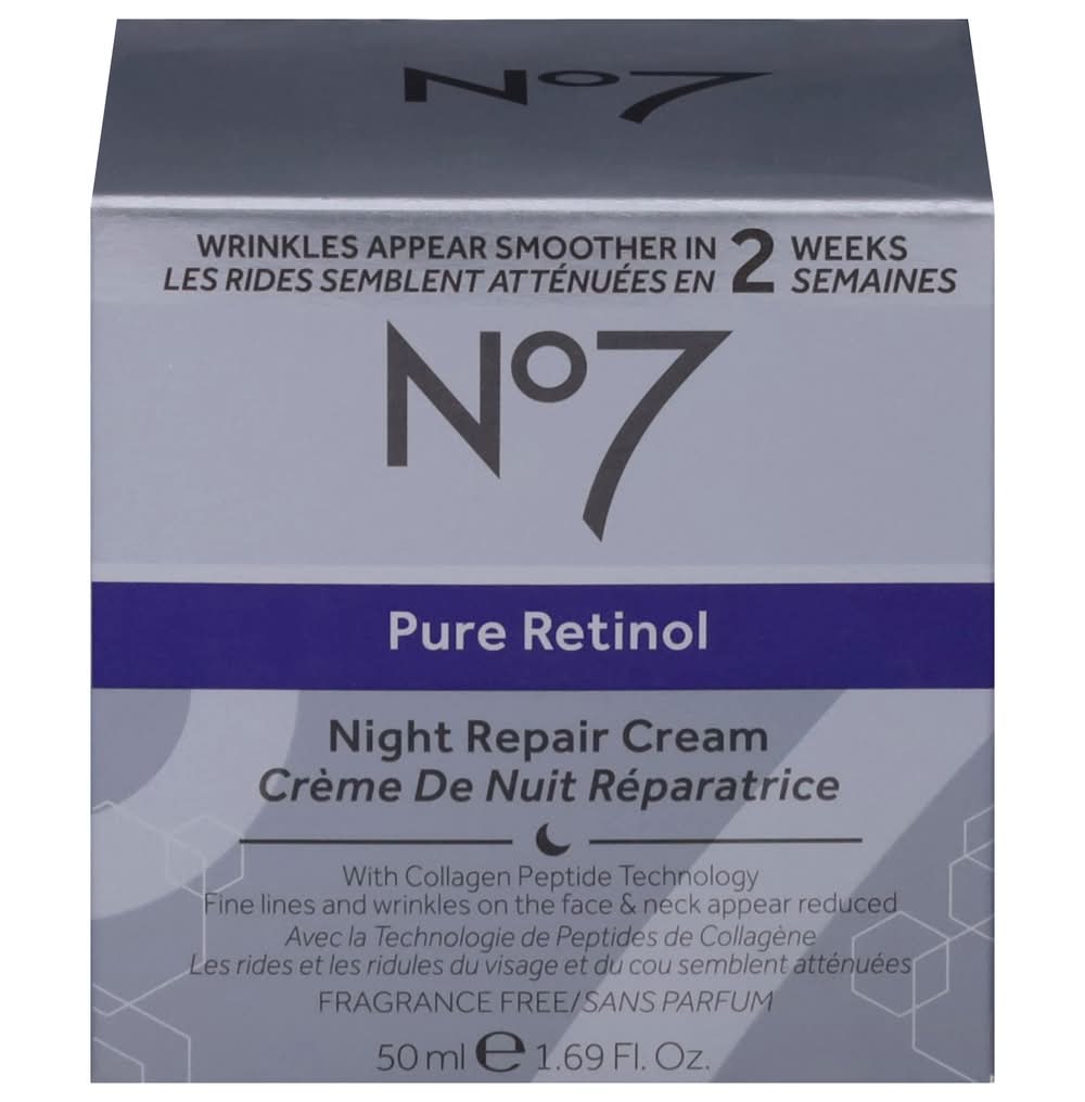 No7 Pure Retinol Night Repair Cream
