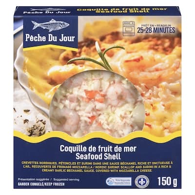 PECHE DU JOUR Gratin De Fruits De Mer / Seafood Gratin 150.0 G