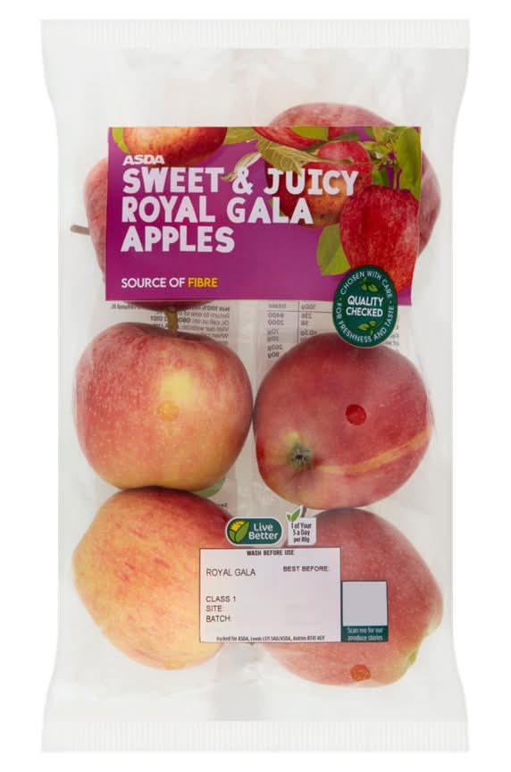 ASDA Royal Gala Apples (6 pack)
