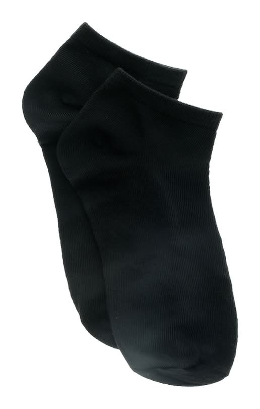 Athletic Low-Cut Socks, Women, Black (10 ct)