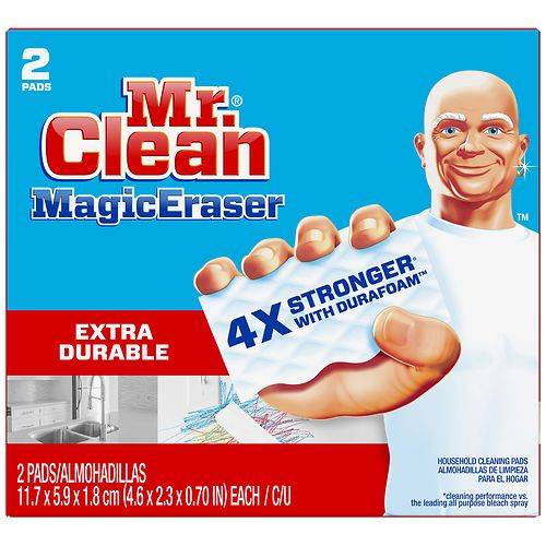 Mr. Clean Magic Eraser Extra Durable Cleaning Pads with Durafoam - 2.0 ea