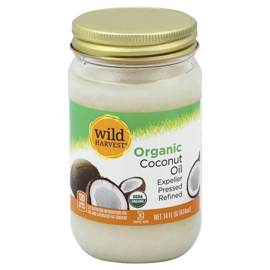 Wild Harvest Organic Coconut Oil (14 fl oz)