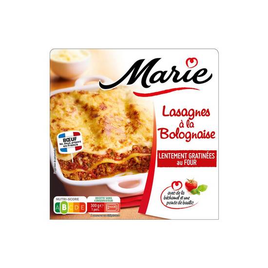 Lasagnes à la bolognaise Marie 300g