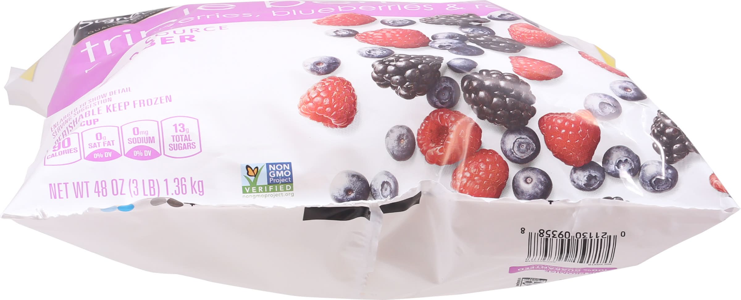 Signature Select Triple Berry Blend Family Size (48 oz) | Postmates