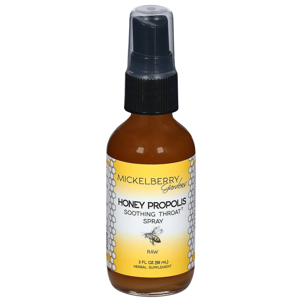 Mickelberry Gardens Honey Propolis Soothing Throat Spray (2 fl oz)