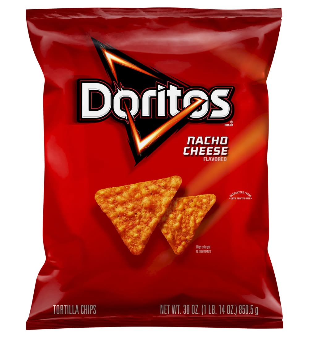 Doritos Tortilla Chips, Nacho Cheese (30 oz)
