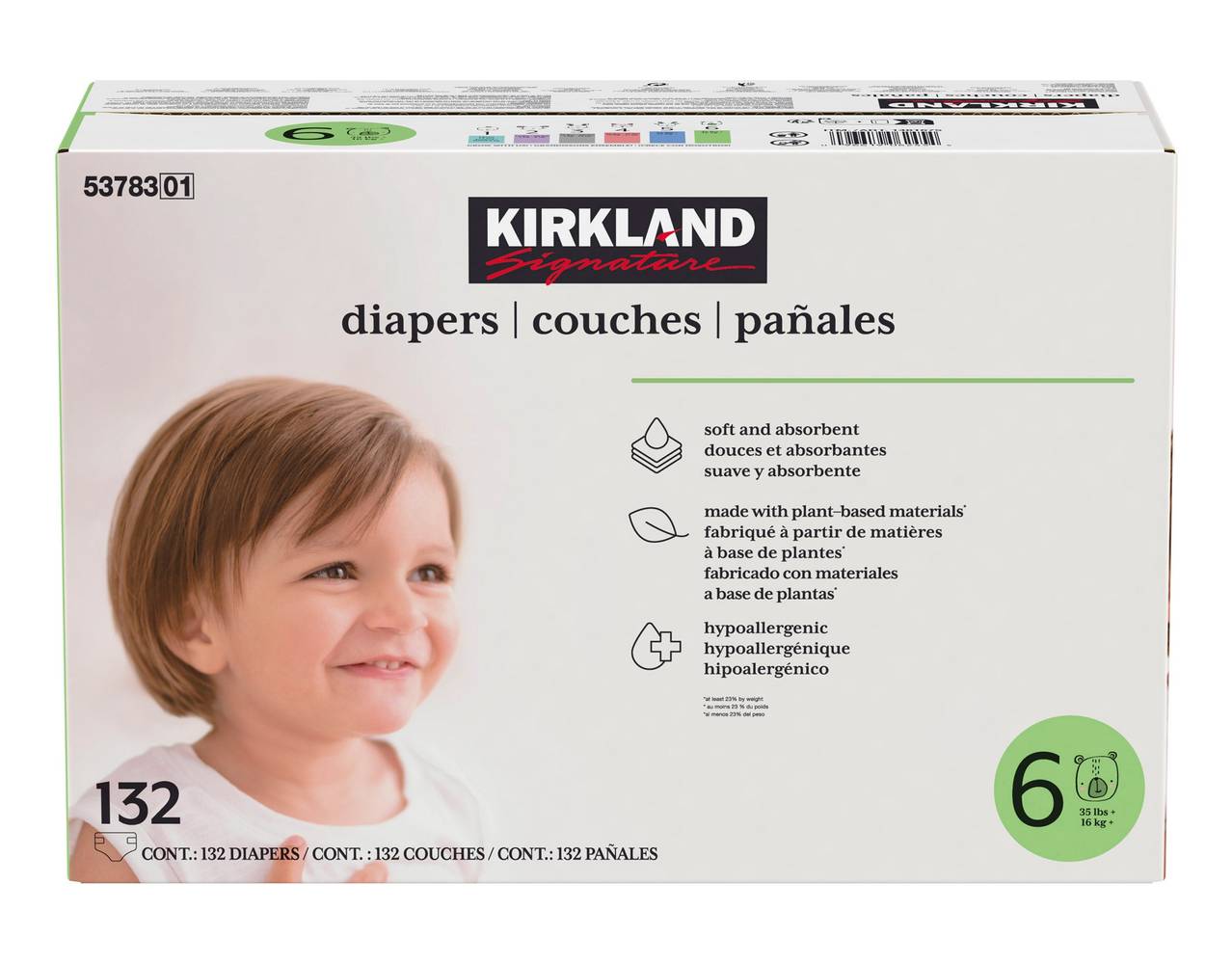 Kirkland Signature – Couches, Taille 6 / Kirkland Signature Diapers Size 6