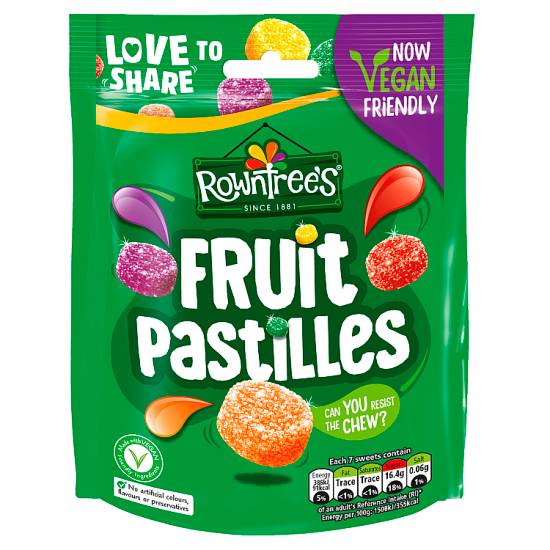 Rowntree's Assorted, Fruit Pastilles (143g)