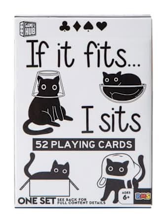 Jokes Playing Cards 52-Count If it fits I sits